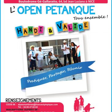 Open de Pétanque Handi-Valide 2021